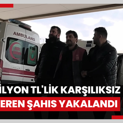 100 Milyon TL'lik karşılıksız çek veren şahıs yakalandı