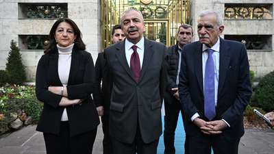 DEM heyeti Demirtaş'ı ziyaret etti