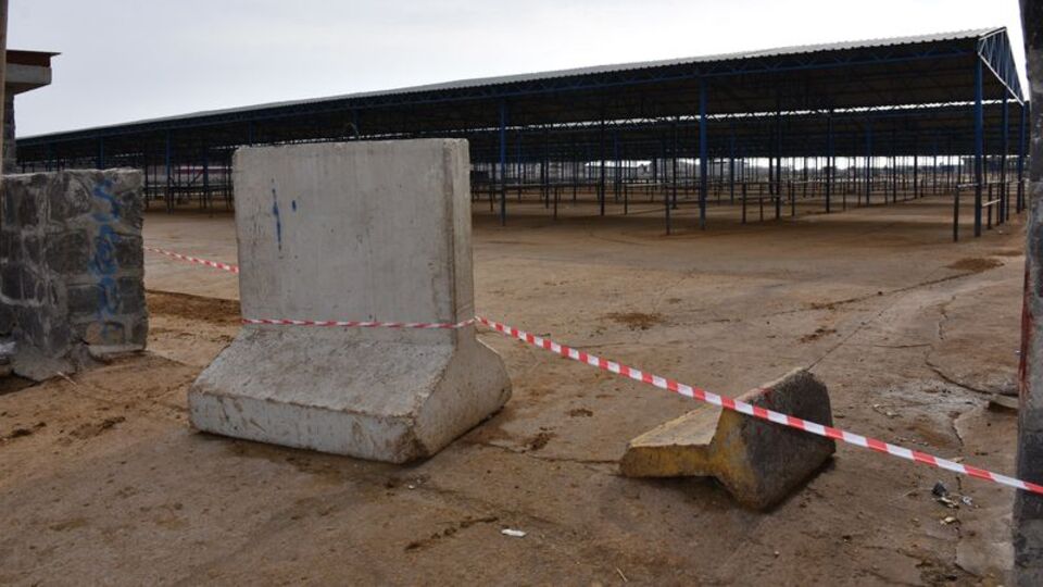 Siverek'te hayvan pazarı kapatıldı