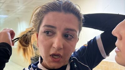 Kadın sporculara darp!