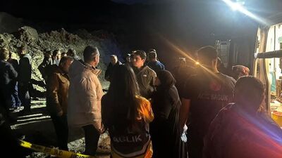 Bursa'da kömür ocağında göçük