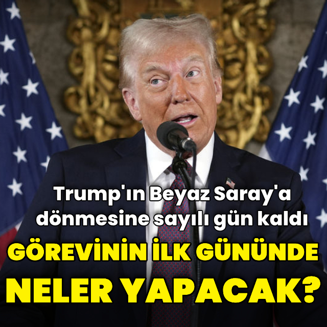Trump göreve başladığı gün neler yapacak?