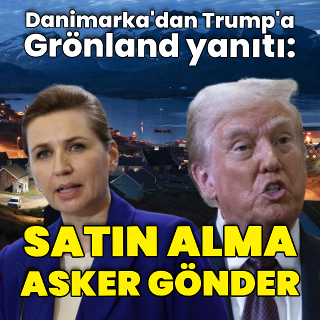 "Grönland'ı satın alma asker gönder"