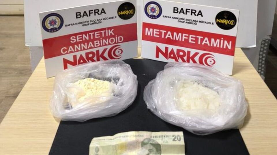 Samsun'da uyuşturucu operasyonu: 3 gözaltı