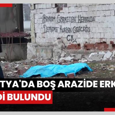 Malatya'da boş arazide erkek cesedi bulundu