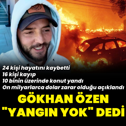 Los Angeles’taki yangının algı olduğunu iddia etti