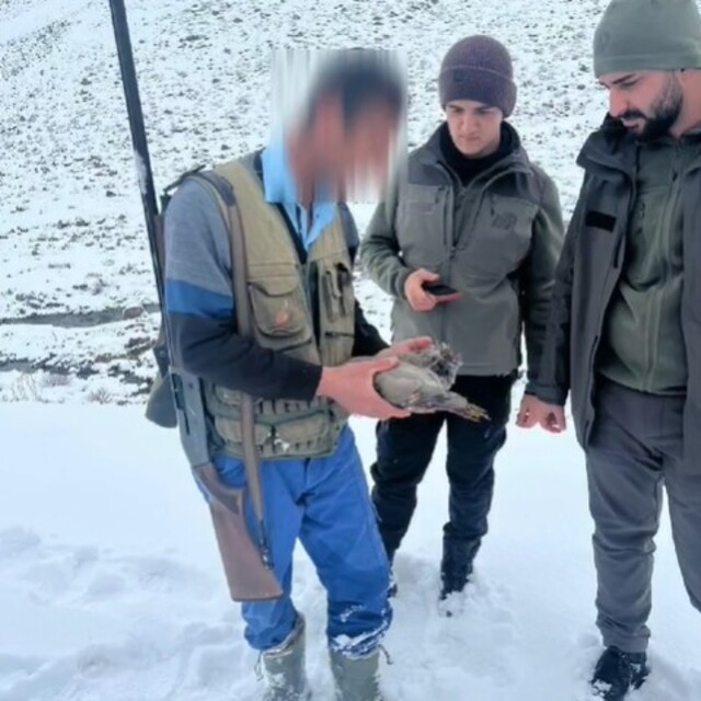 Av kotasını aşan 3 kişiye 128 bin lira ceza