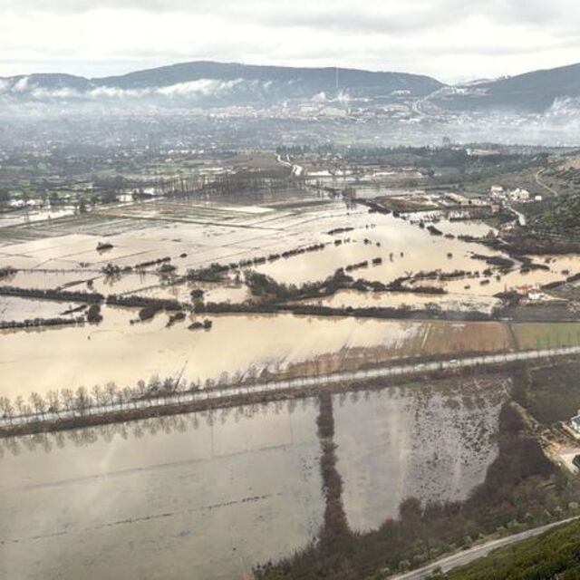 Muğla'da tarım arazileri su altında kaldı