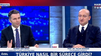 Akdoğan'dan Habertürk'e açıklamalar