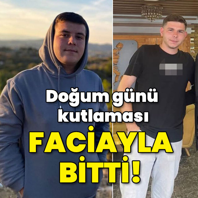 Doğum günü kutlaması faciayla bitti!