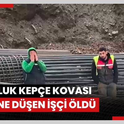 Gaziosmanpaşa’da üstüne 1 tonluk kepçe kovası üstüne düşen işçi öldü; arkadaşları sinir krizi geçirdi