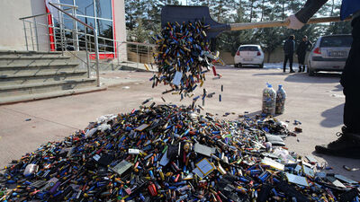 Öğrenciler 2 ayda yarım ton atık pil topladı