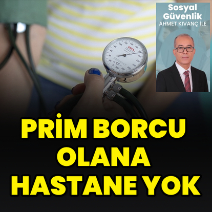 Prim borcu olana hastane yok