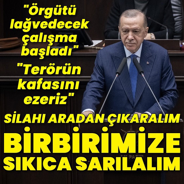 Cumhurbaşkanı Erdoğan'dan açıklamalar