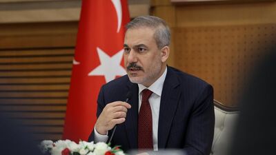 Bakan Fidan Suriyeli mevkidaşı ile basın toplantısı düzenledi