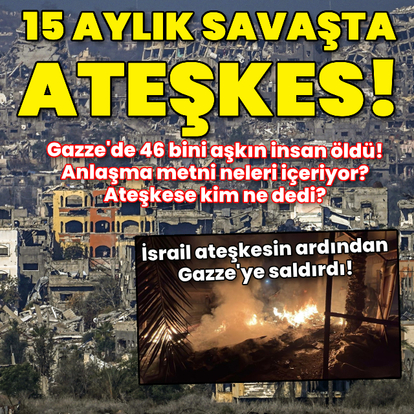 Gazze'de ateşkes açıklandı, İsrail saldırdı!