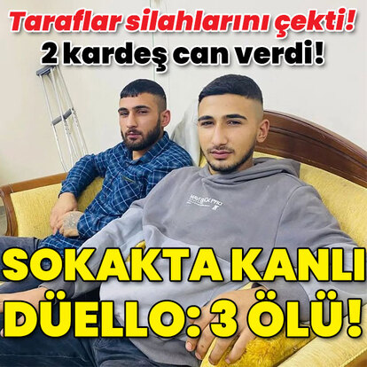 Taraflar silahlarını çekti! Sokakta kanlı düello: 3 ölü!
