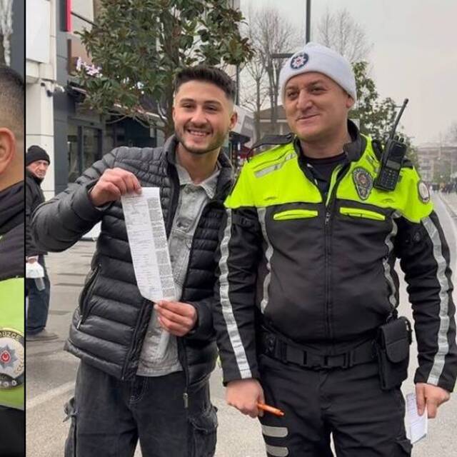 Biri kahkaha attı, biri poz verdi