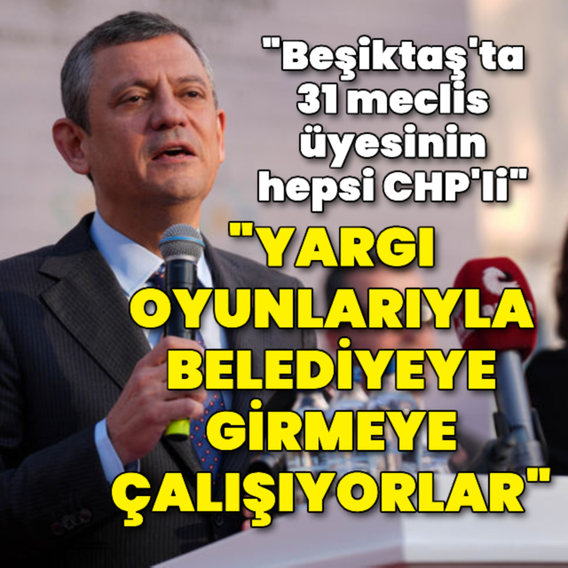 Beşiktaş Belediyesi önünde açıklamalar