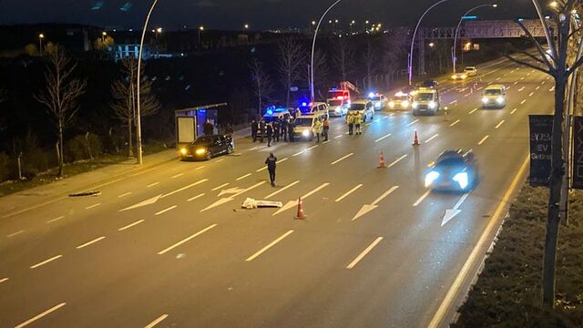 Sürücüyle tartışıp otomobilden atlayan kadın öldü
