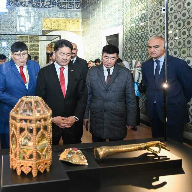 Ayasofya ve Topkapı Sarayı'nı ziyaret ettiler