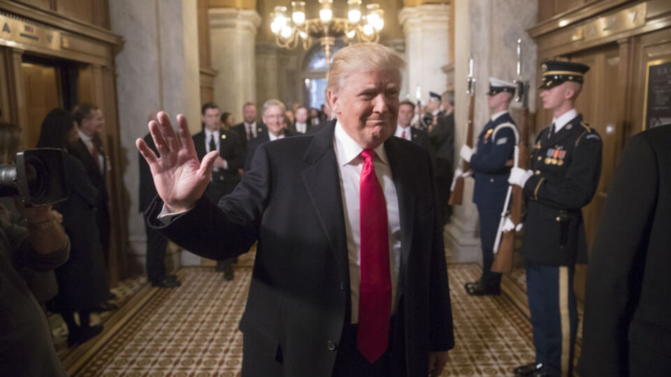 Trump'ın yemin töreni içeride yapılacak