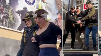 Eşi serbest kaldı! Müstehcen tutuklama!