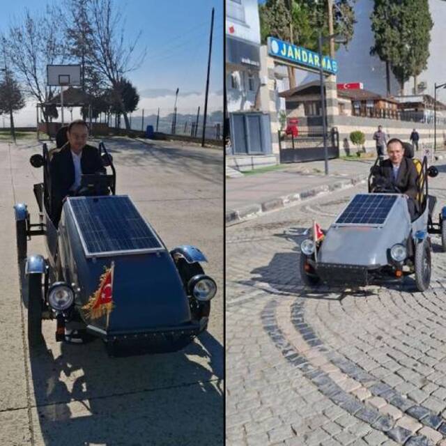 Liseliler geliştirdi, kaymakam tur attı