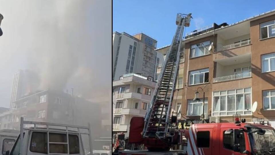 Maltepe'de çatı katı yangını: 1 ölü