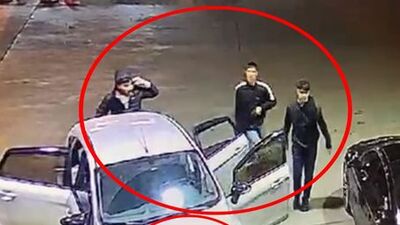 Akaryakıt istasyonunda husumetlilerini kaçırdılar