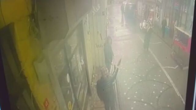 Balat'taki cinayet anının görüntüleri ortaya çıktı