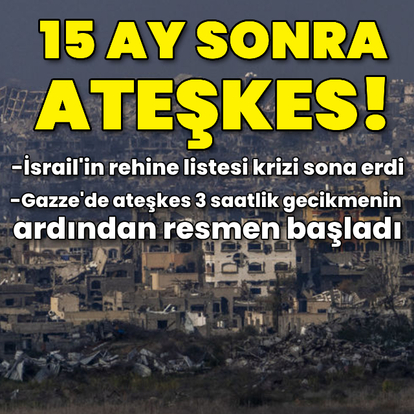 Gözler Gazze'de! Ateşkes başladı