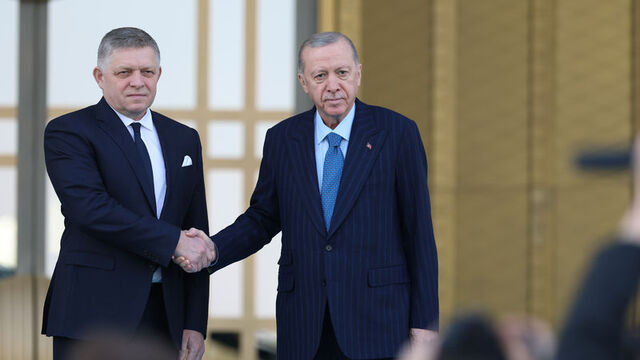 Cumhurbaşkanı Erdoğan Slovakya Başbakanı ile ortak basın toplantısı düzenledi