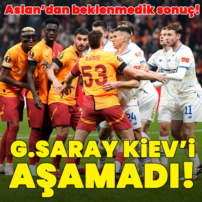  G.Saray Kiev'i aşamadı!