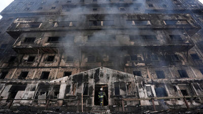 Yangın faciasında iki aile hayatını kaybetti