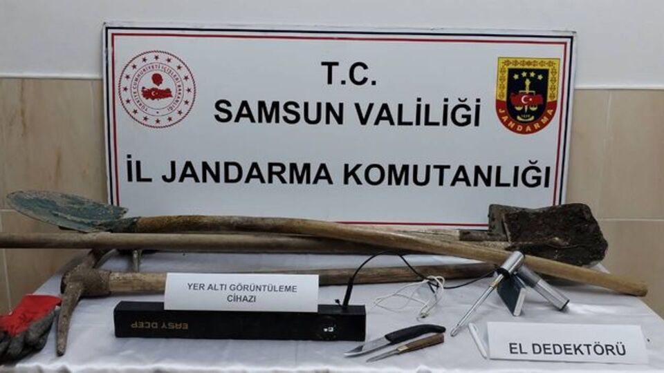 Kaçak kazı yapanlara suçüstü