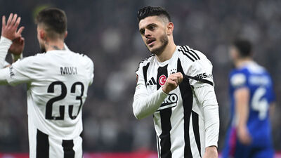 Rashica'dan gol sonrası anlamlı hareket!