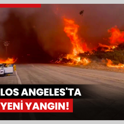Los Angeles'ta yeni yangın