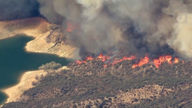 Los Angeles'ta yeni yangın!