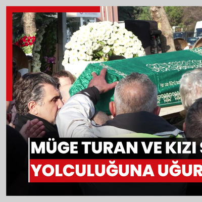 Kartalkaya'da otel yangınında hayatını kaybeden Müge Turan ve kızı son yolculuğuna uğurlandı
