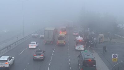 İstanbul'da yoğun sis!