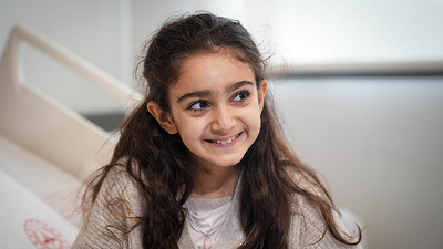 Kalbi 2 kez duran 9 yaşındaki Zehra artık rahatça koşabilecek