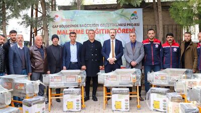 Mardin'de çiftçilere ekipman