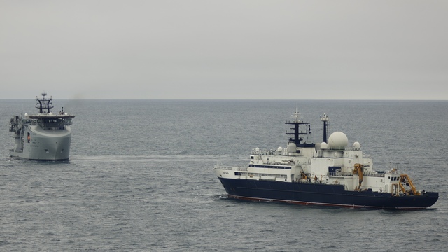 Birleşik Krallık Donanması Rus casus gemisini tespit etti