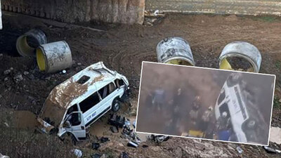 İstanbul'da servis minibüsü şarampole uçtu! Can kaybı ve yaralılar var!