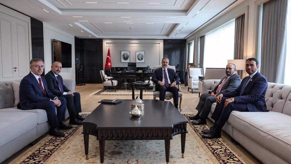 Bakan Fidan BAE Dışişleri Bakanlığı Devlet Bakanı ile görüştü