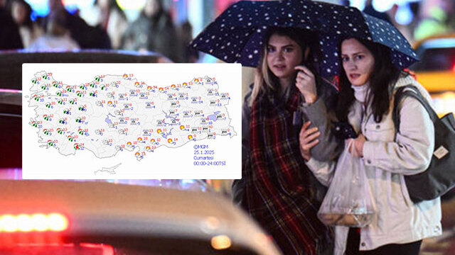 İki kentte şiddetli sağanak! 5 bölgede yağış var!