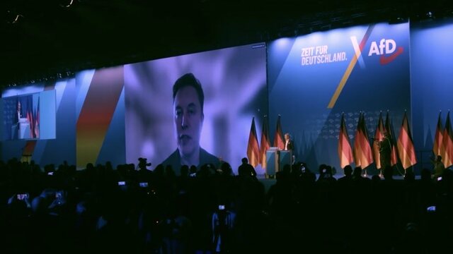 Elon Musk AfD'nin mitingine bağlandı
