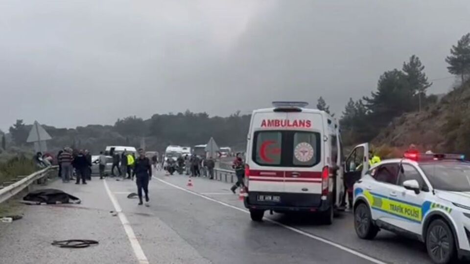 Aydın'da kaza: 1 ölü 2 yaralı