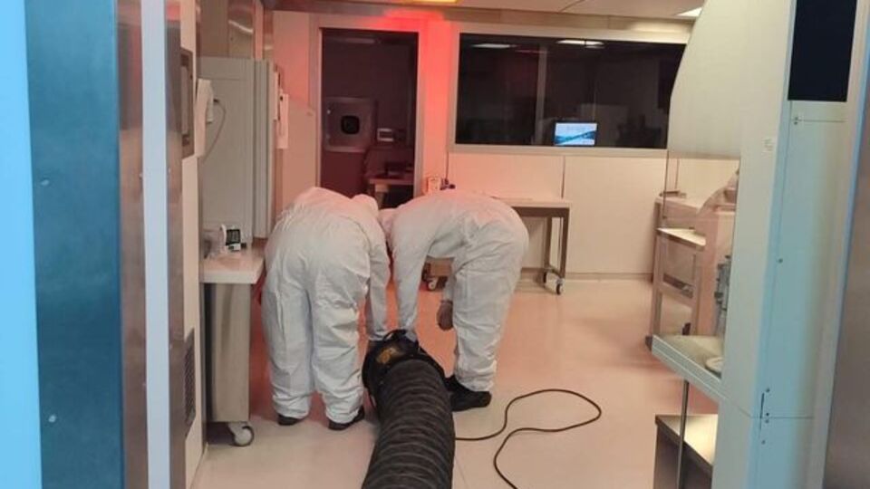 Tüp bebek ünitesinde karbon filtre patladı!